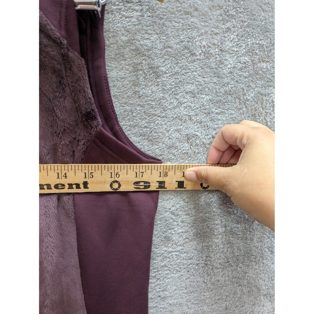 Gorpcore Full Zip Fleece Vest Womens Medium Plum Purple Mountain Hardwear - Picture 2 of 7